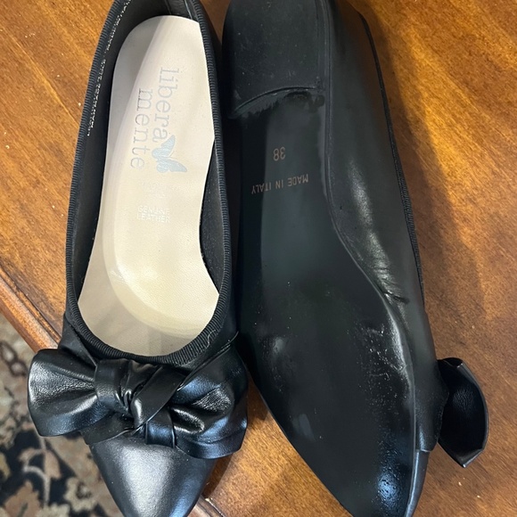 Libera Mente Made In Italy Flats Genuine Leather Shoes - Picture 2 of 3